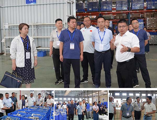 领导一行参观了U8体育官网产品展厅和车间
